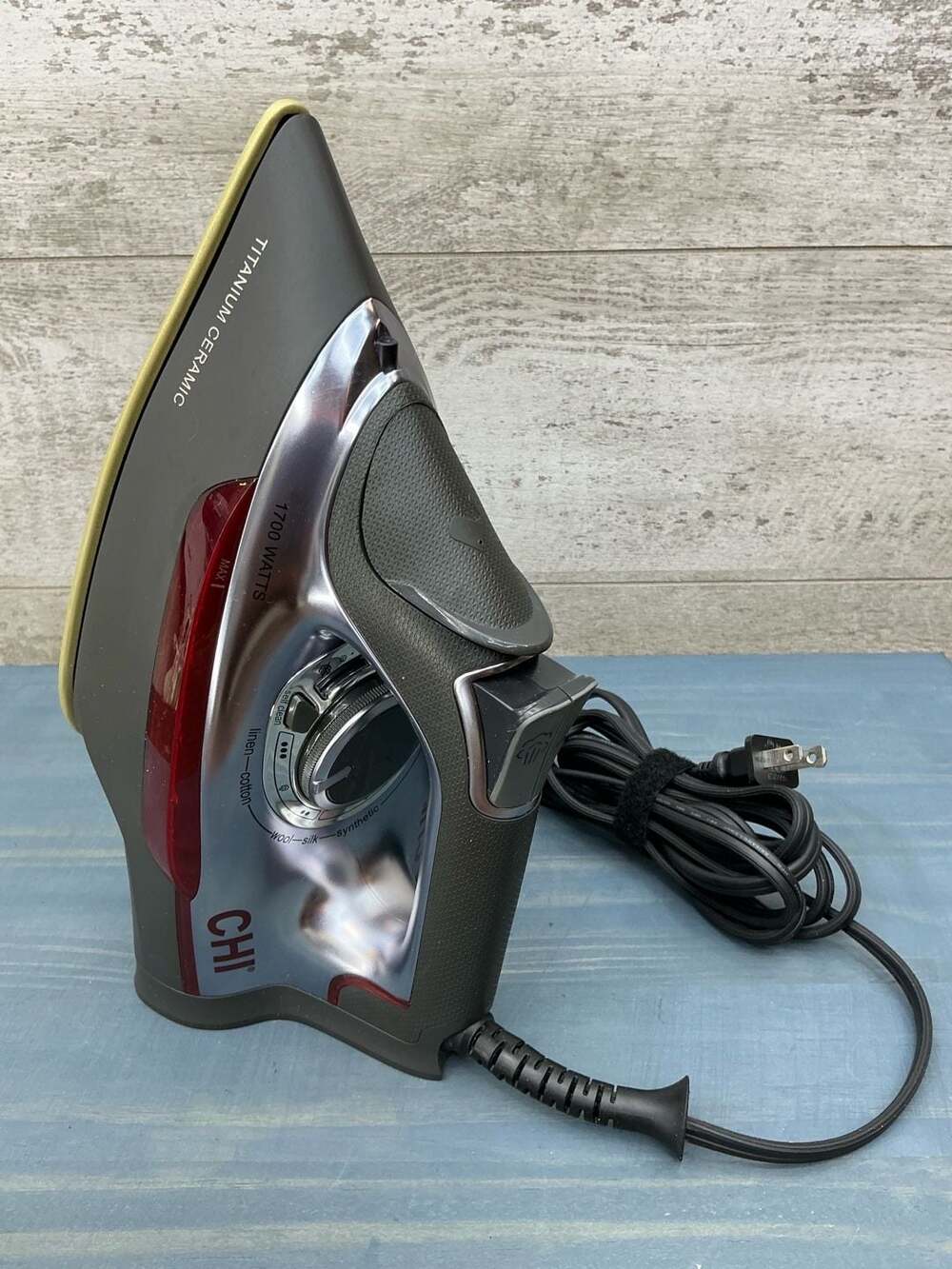 CHI Electronic Clothing Iron with Titanium-Infused Ceramic Soleplate (Model 1310